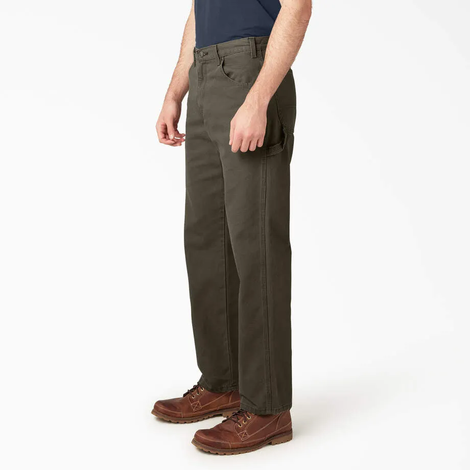 Dickies Duck Utility Jean Relaxed Rinsed Green Moss