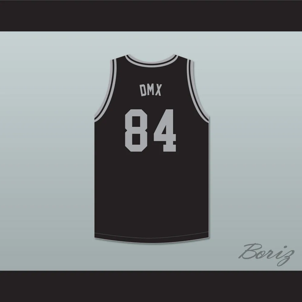 DMX 84 Rough Ryders Black Basketball Jersey 1