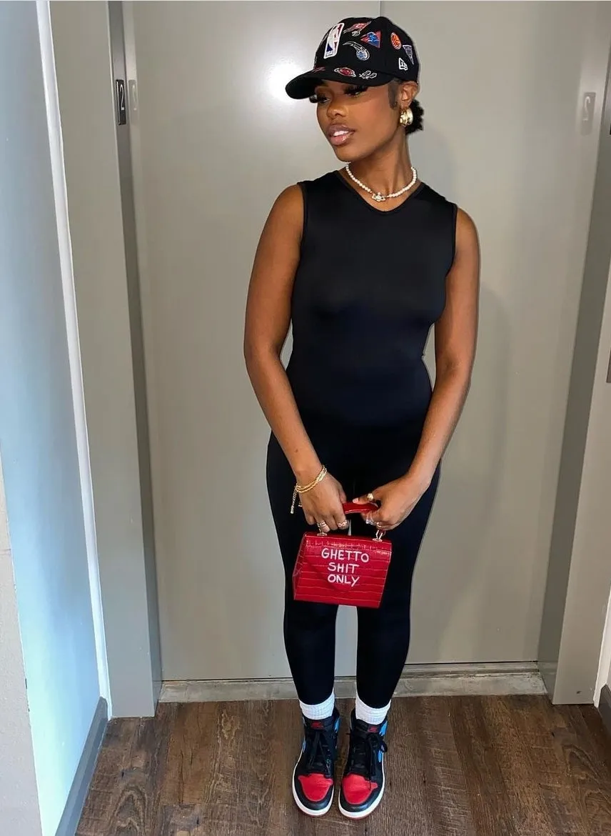 Easy On Romper (Black)
