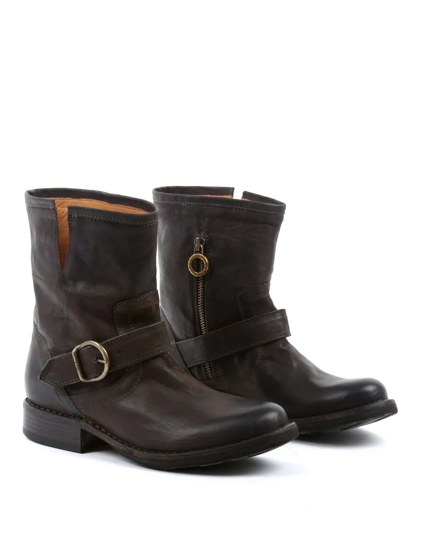 ELI Brown Leather Boots