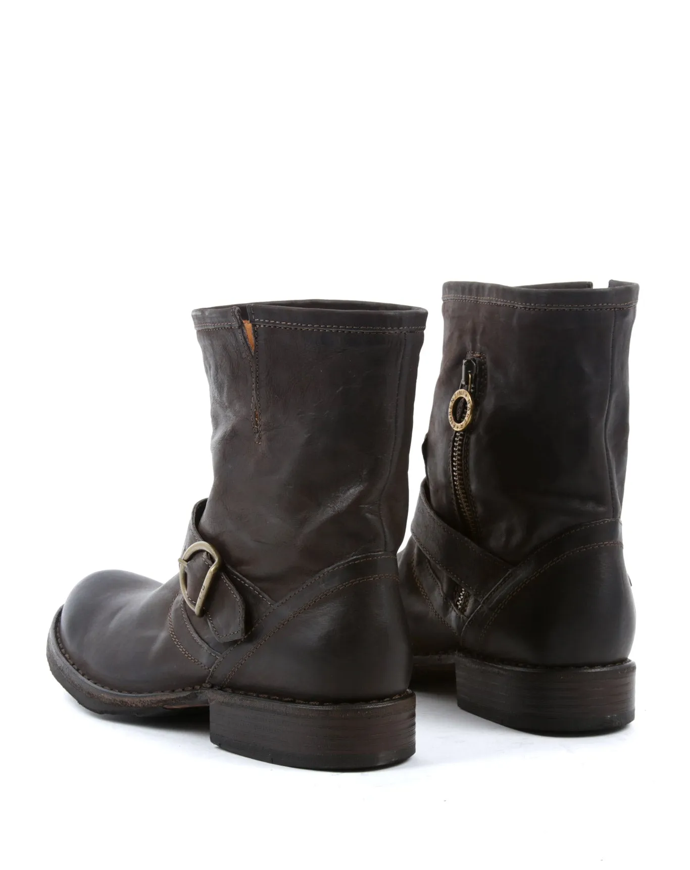 ELI Brown Leather Boots