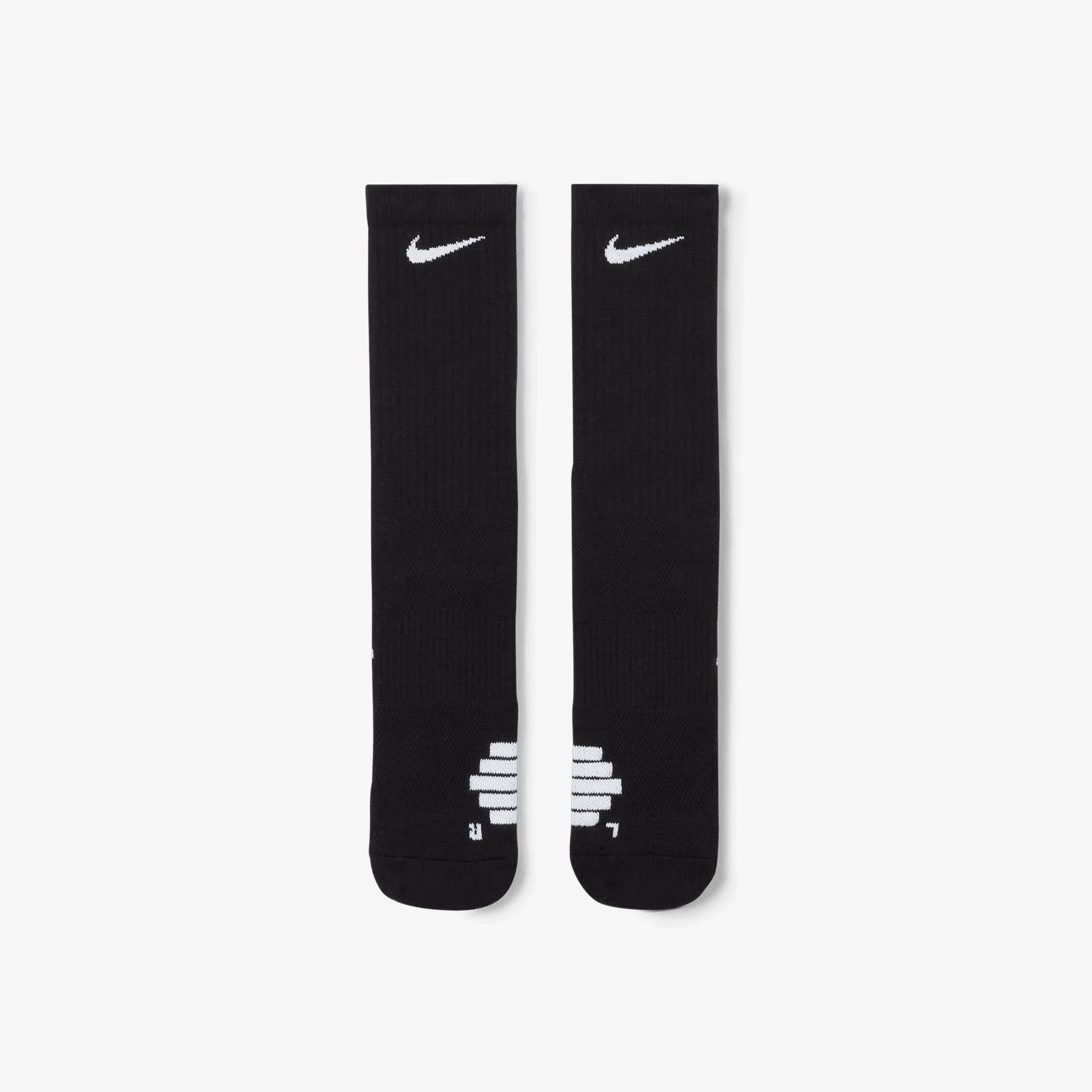 Elite Basketball Crew Socks - Black/White