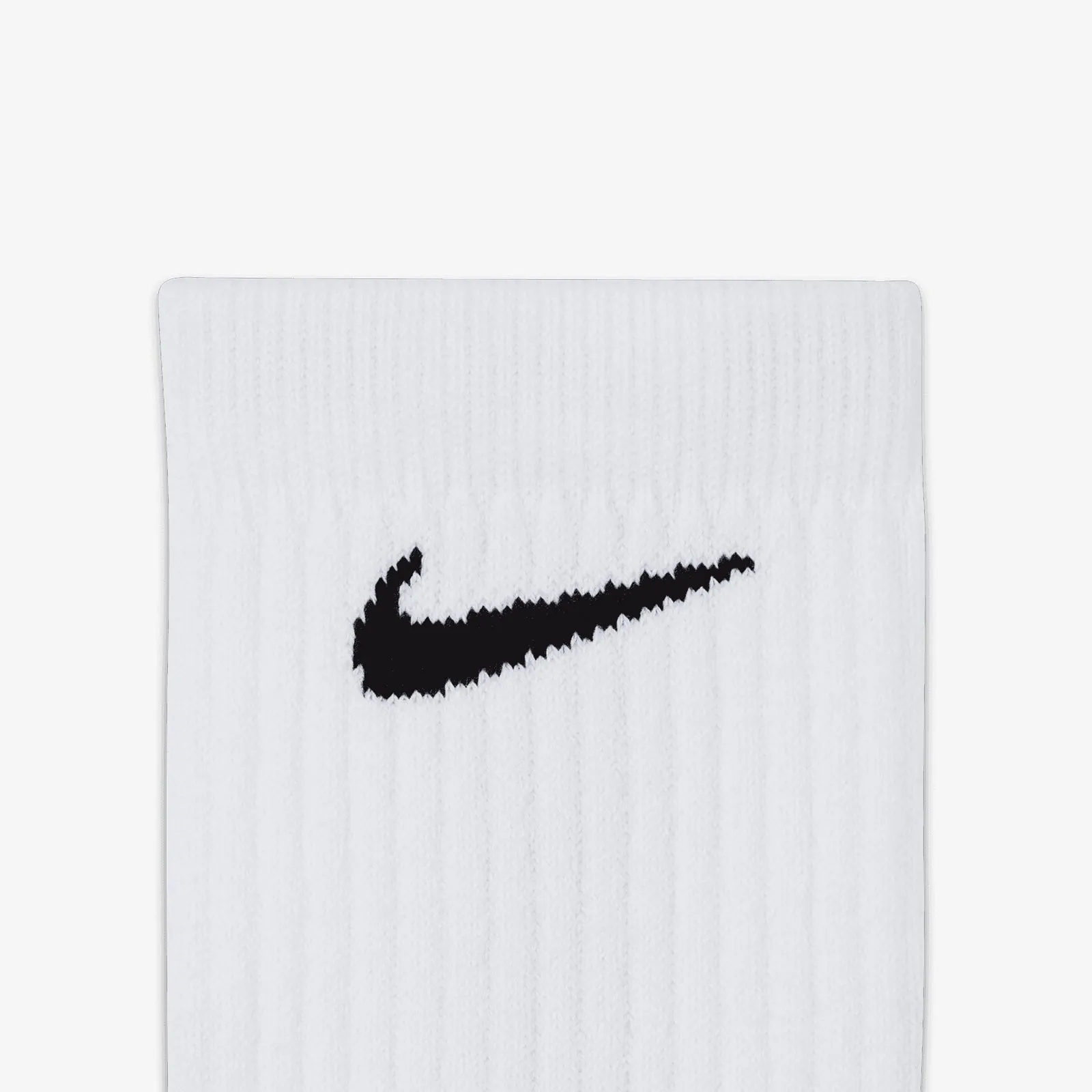 Elite Basketball Crew Socks - White/Black