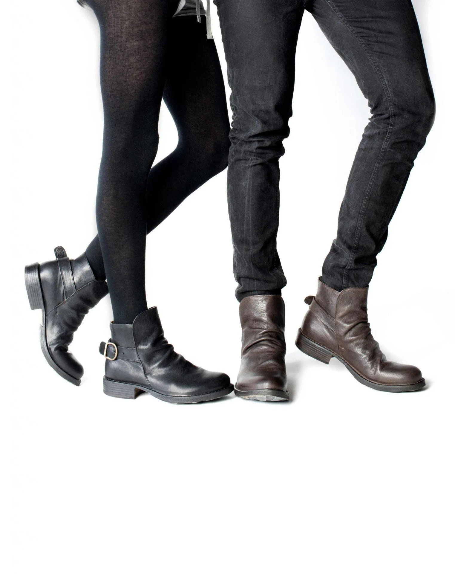 ESPOT Black Leather Boots