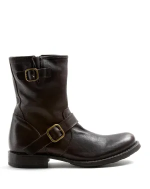 EVIA Brown Leather Booots