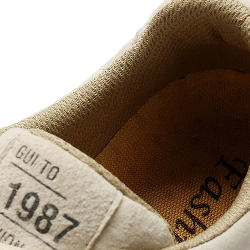 Fashion Genuine Leather Loafers Oxfords Men Sneakers