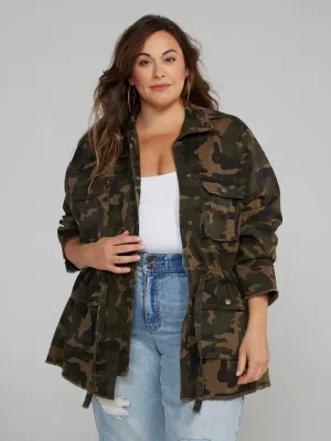 Fashion To Figure - Camouflage Utility Jacket