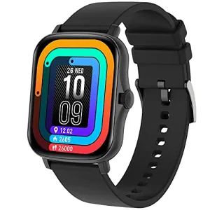 Fire-Boltt Beast SpO2 1.69” Industry’s Largest Display Size Full Touch Smart Watch with Blood Oxygen Monitoring, Heart Rate Monitor, Multiple Watch Faces & Long Battery Life (Black)