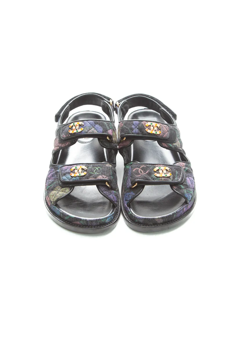 Floral Dad Sandals - Size 38
