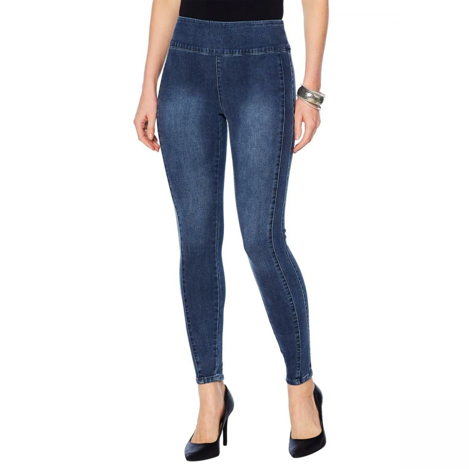 G by Giuliana Women's 4-Way Stretch Denim Leggings