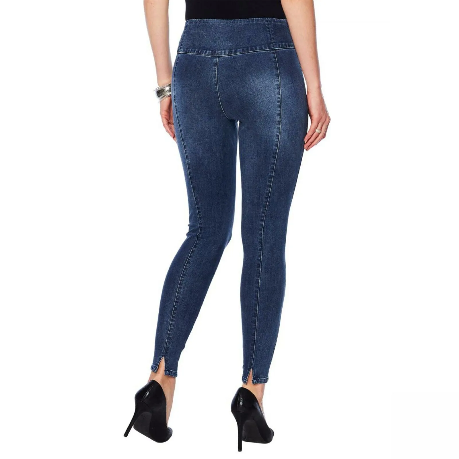 G by Giuliana Women's 4-Way Stretch Denim Leggings