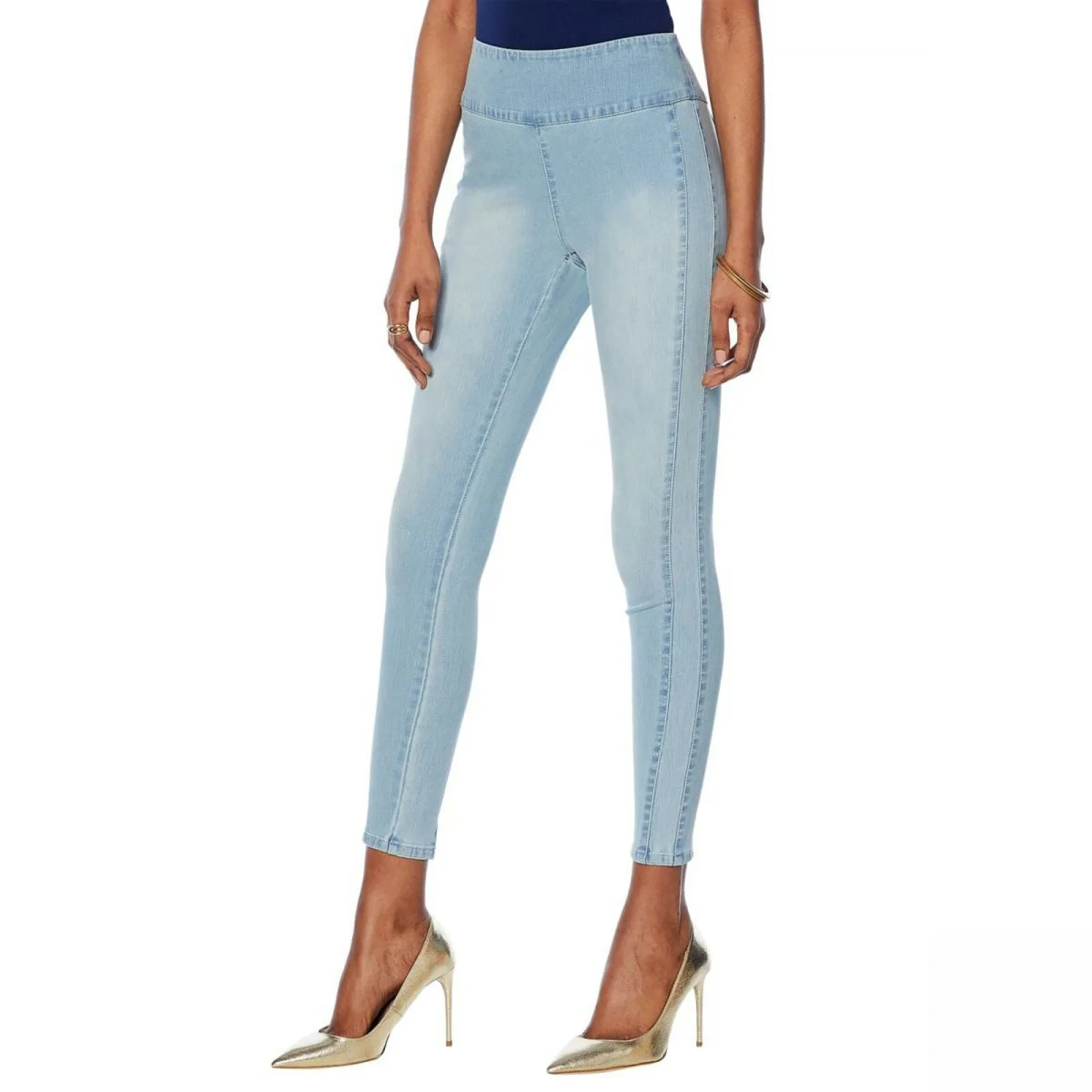 G by Giuliana Women's 4-Way Stretch Denim Leggings