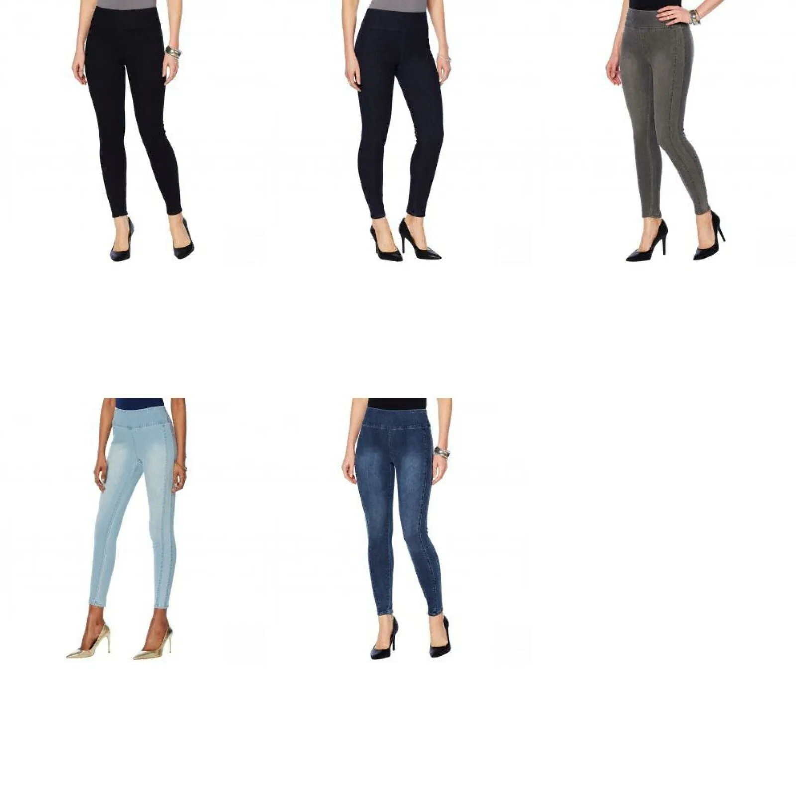 G by Giuliana Women's 4-Way Stretch Denim Leggings