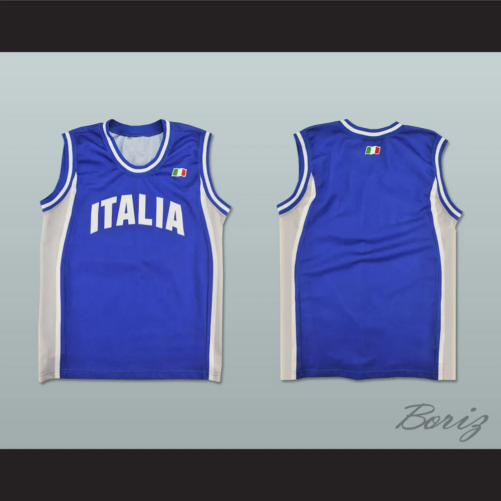 Italia Blue Basketball Jersey