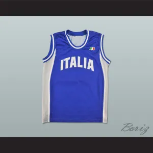 Italia Blue Basketball Jersey