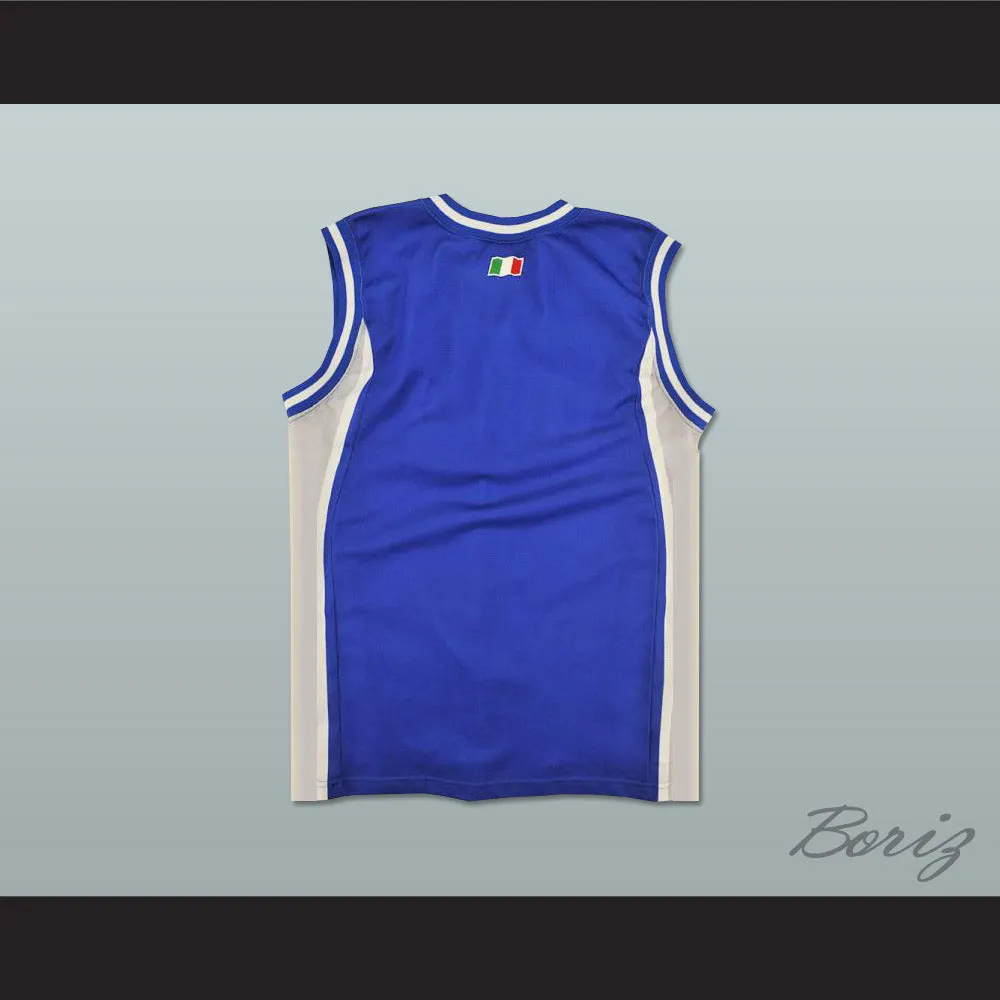 Italia Blue Basketball Jersey