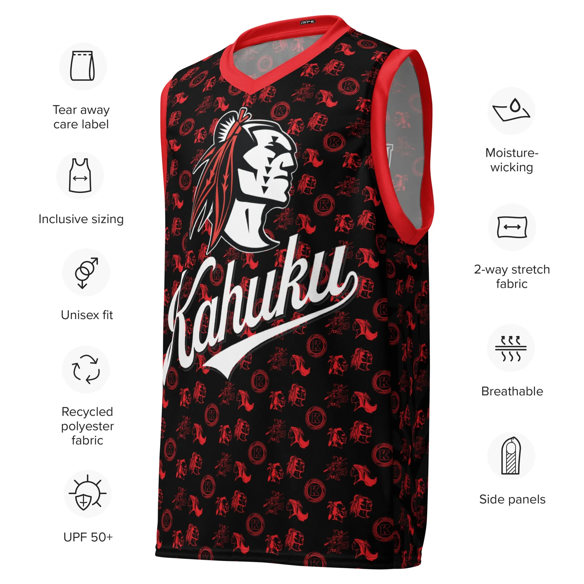 Kahuku Blackout Basketball Jersey