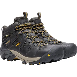 KEEN Utility Men's Lansing Mid Steel Toe WP Work Boot- Raven - 1018079