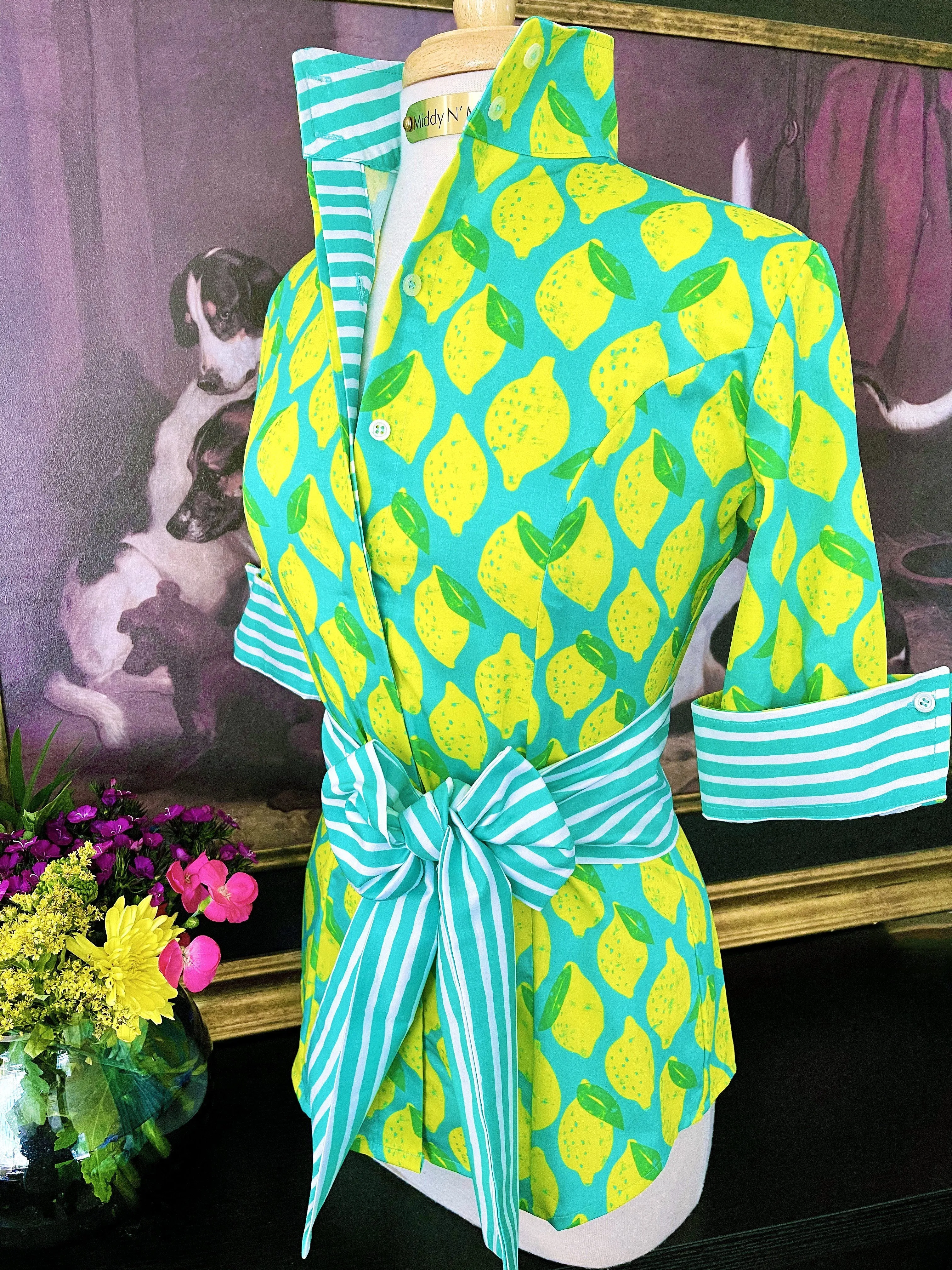 LEMON LOVE IN TURQUOISE