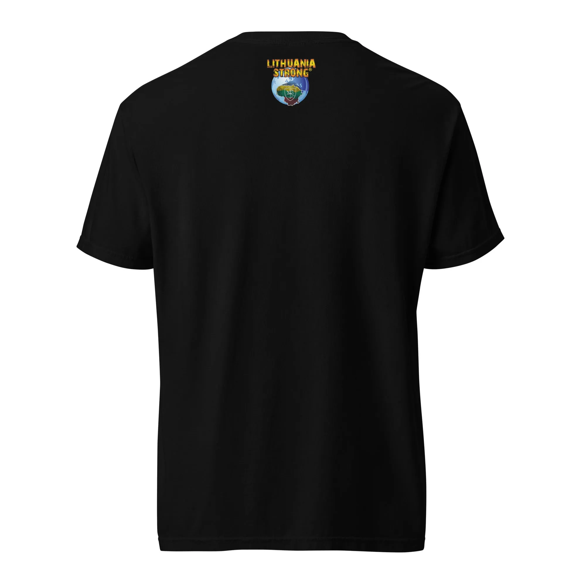 Lietuva Basketball (LC) - Europe-Based Men/Women Unisex Soft-Washed Comfort Cotton Short Sleeve T-Shirt