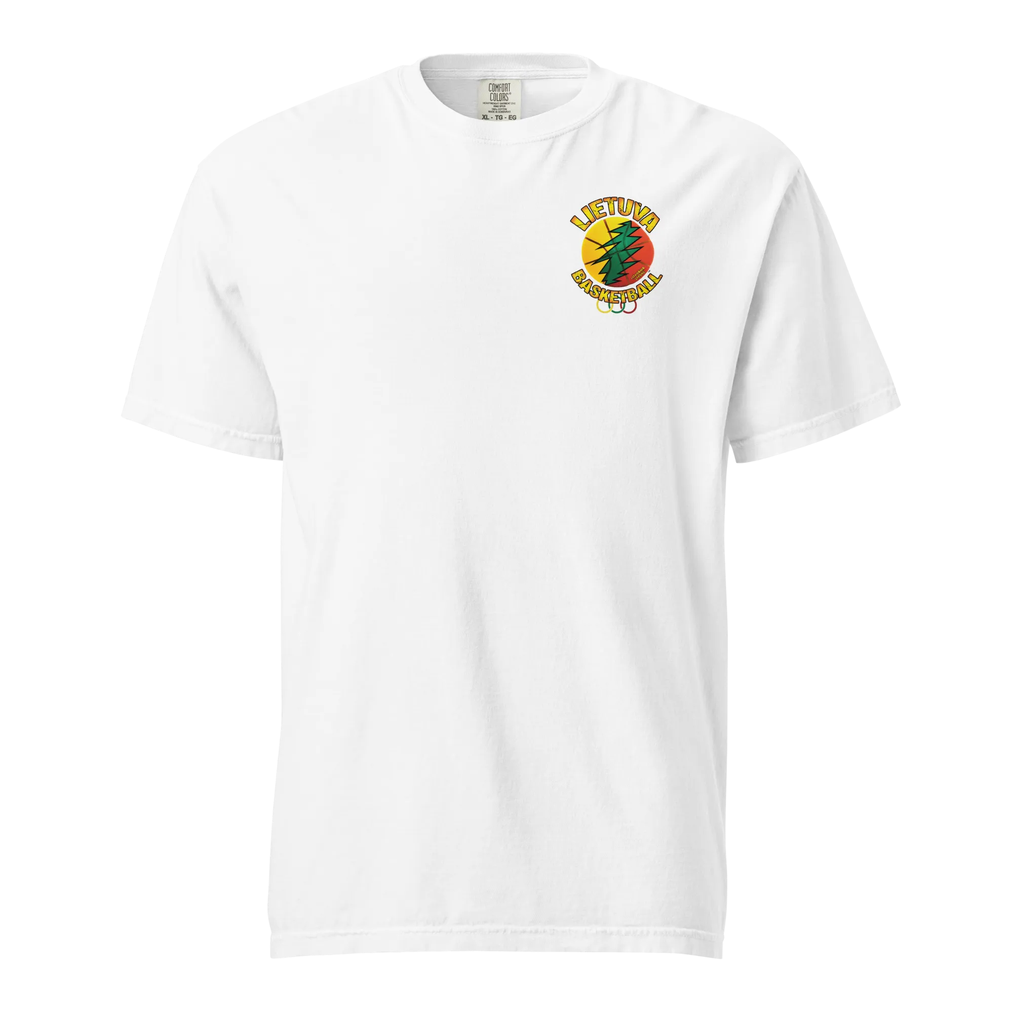 Lietuva Basketball - Men/Women Unisex Soft-Washed Comfort Cotton Short Sleeve T-Shirt