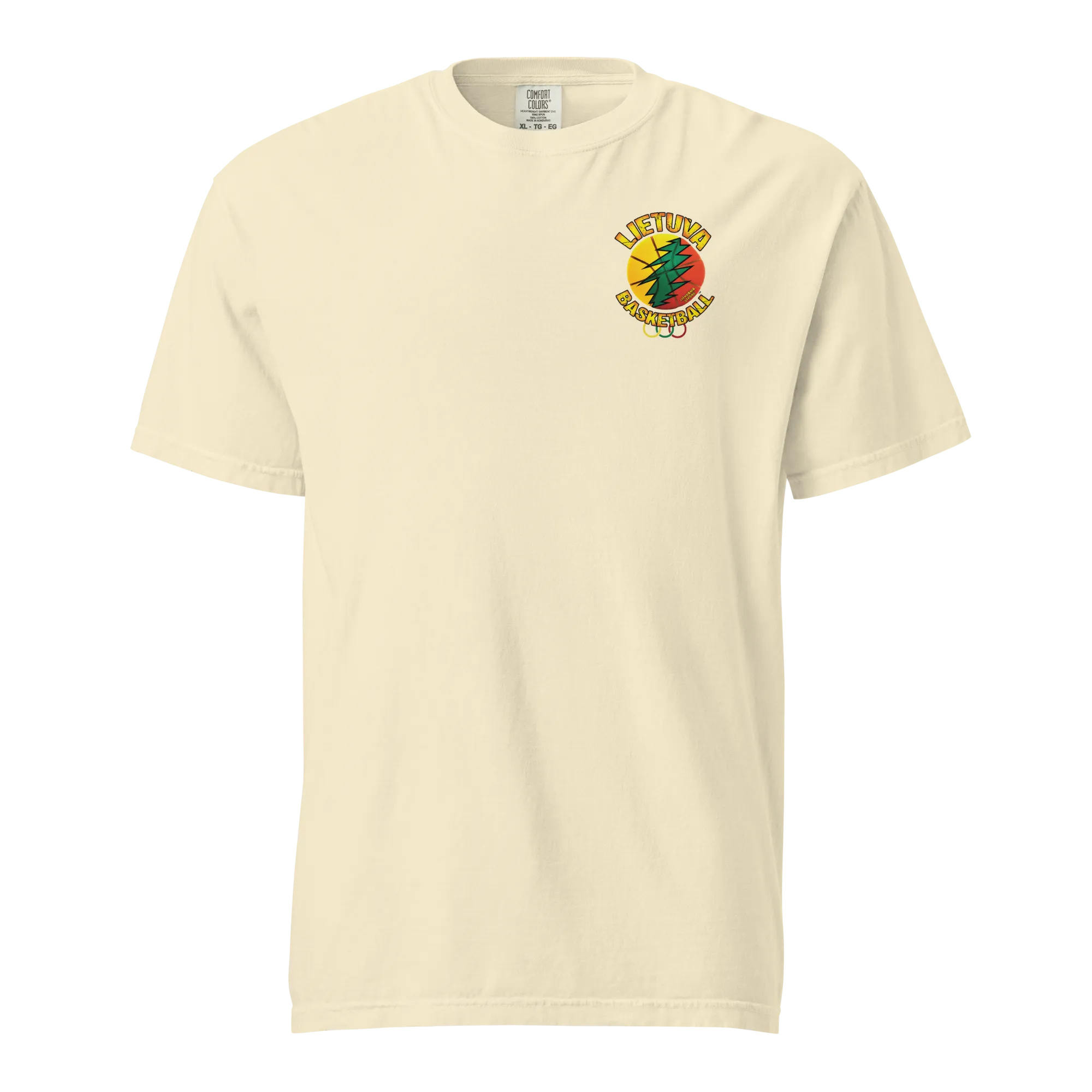 Lietuva Basketball - Men/Women Unisex Soft-Washed Comfort Cotton Short Sleeve T-Shirt