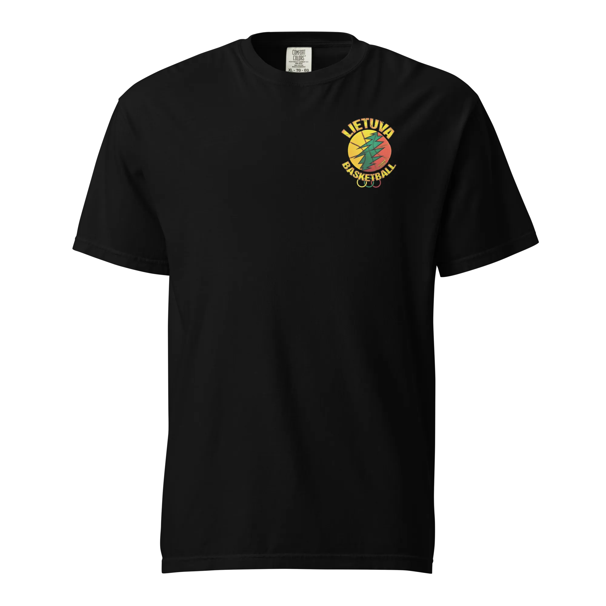 Lietuva Basketball - Men/Women Unisex Soft-Washed Comfort Cotton Short Sleeve T-Shirt
