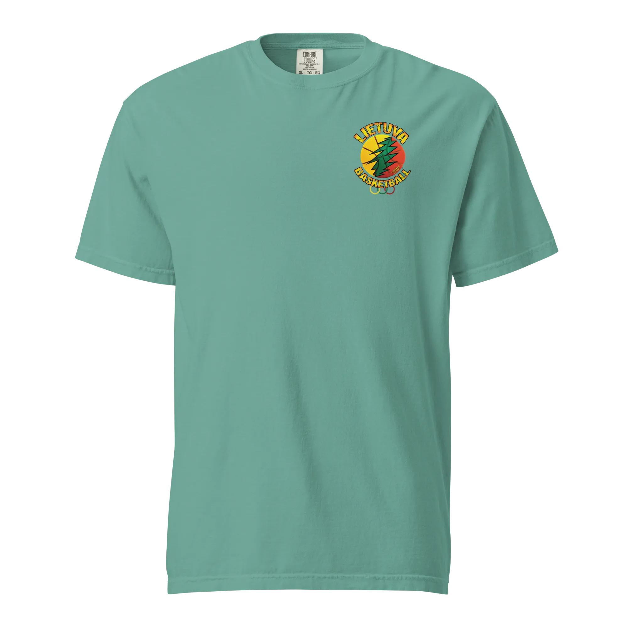 Lietuva Basketball - Men/Women Unisex Soft-Washed Comfort Cotton Short Sleeve T-Shirt