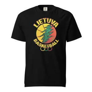 Lietuva Basketball - Men/Women Unisex Soft-Washed Comfort Cotton Short Sleeve T-Shirt