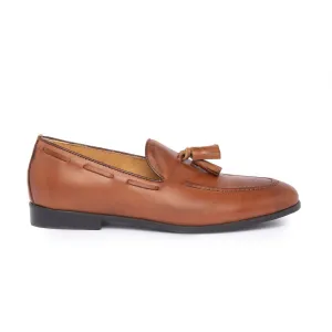 Loafers with Leather Bow - Leather