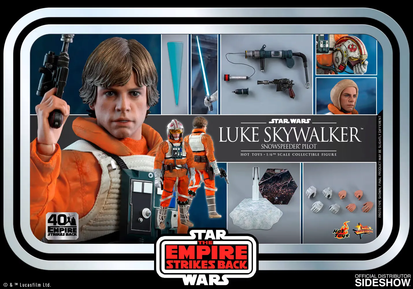 Luke Skywalker Snowspeeder Pilot MMS585 1/6 Scale Action Figure