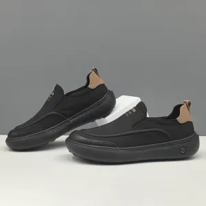 Men Minimalism Plain Breathable Canvas Casual Loafers