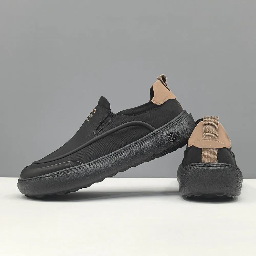 Men Minimalism Plain Breathable Canvas Casual Loafers