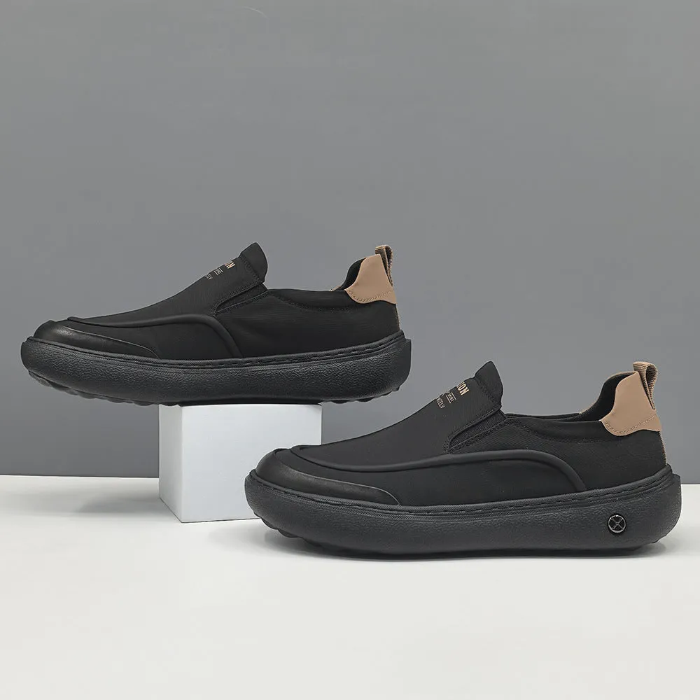 Men Minimalism Plain Breathable Canvas Casual Loafers
