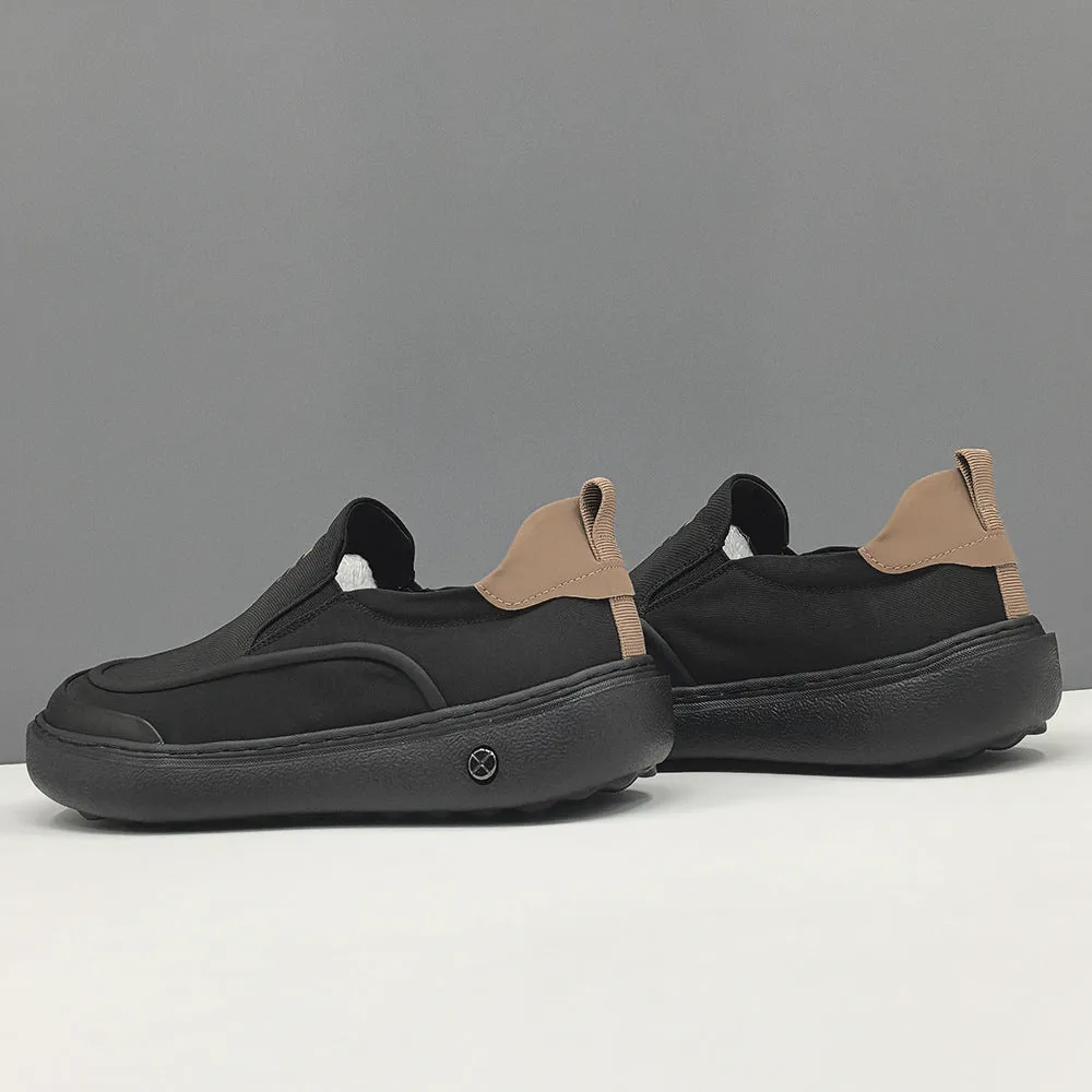 Men Minimalism Plain Breathable Canvas Casual Loafers