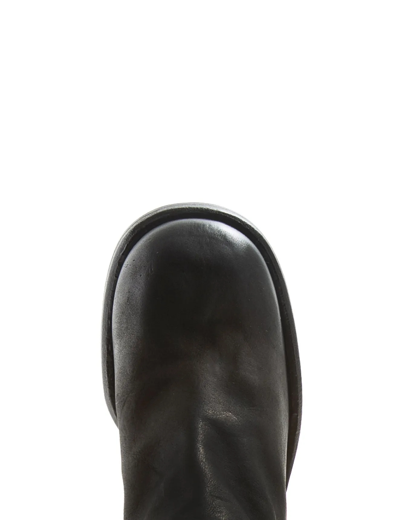 MENNY Black Leather Boots
