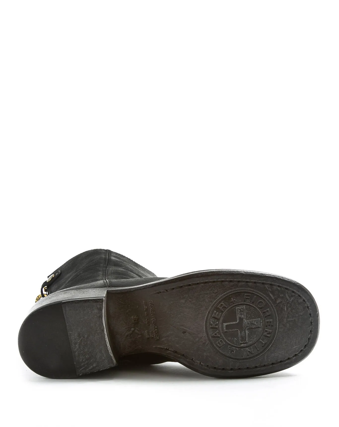 MENNY Black Leather Boots