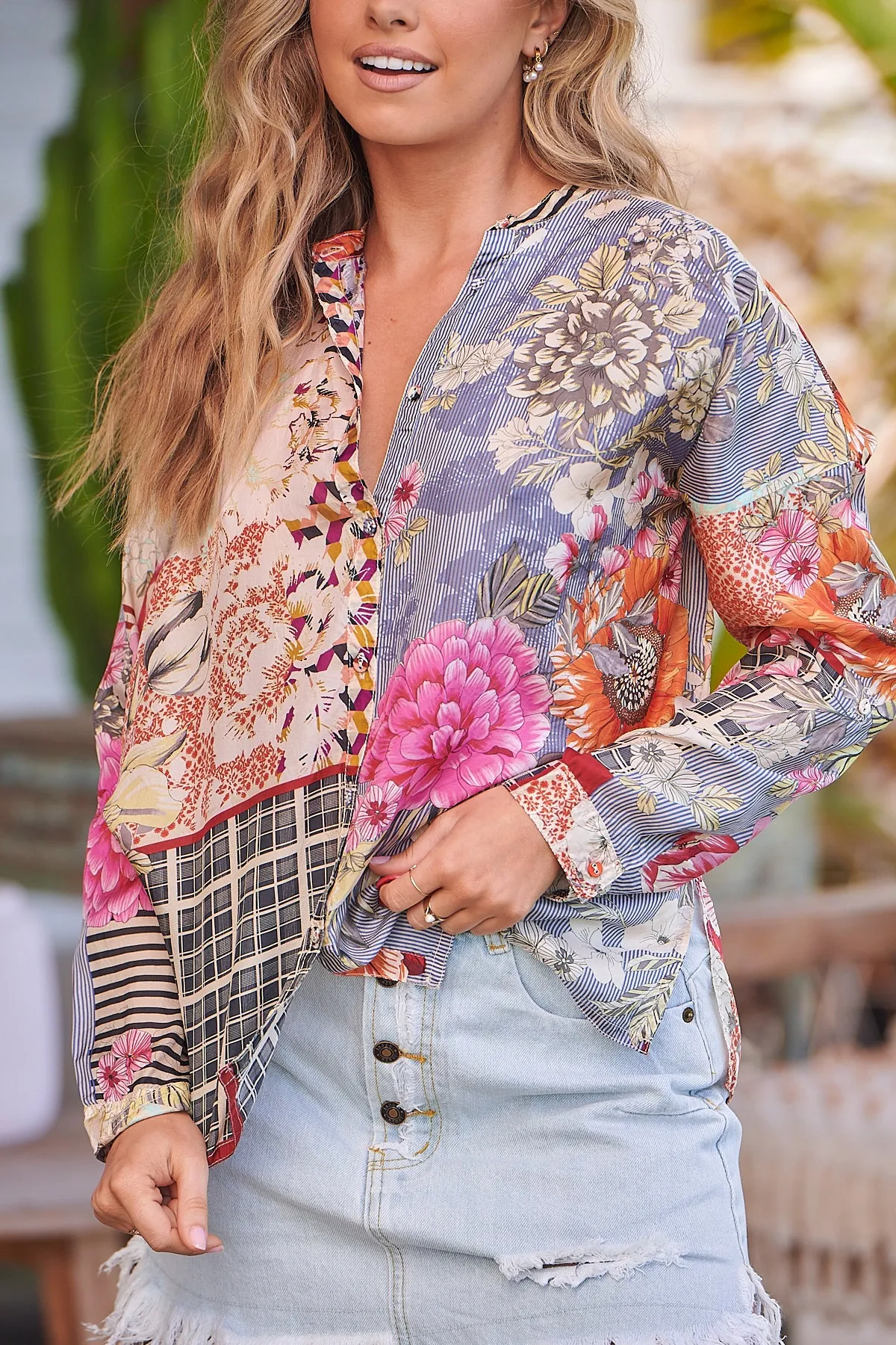 MILLY LENNOX TOP ~ Johnny Was