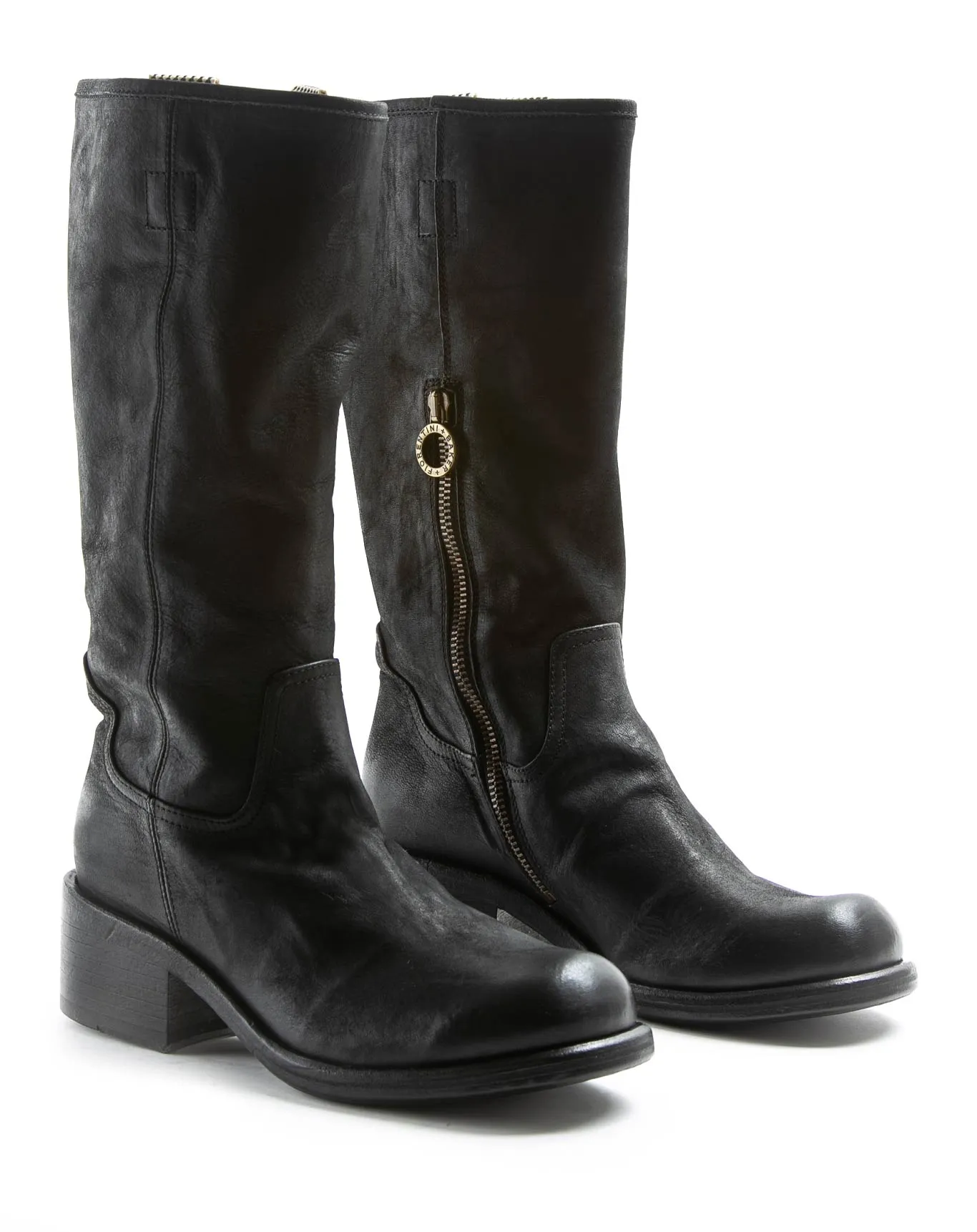 MOLLY Black Leather Boots