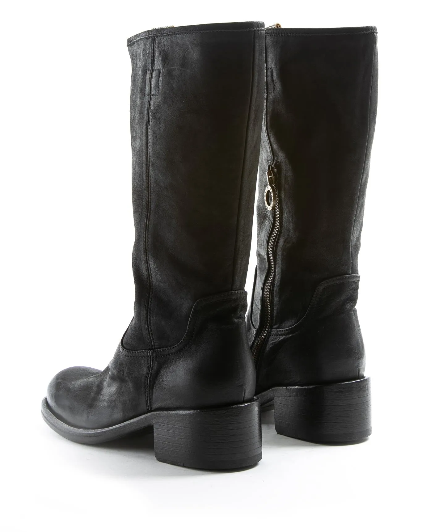 MOLLY Black Leather Boots