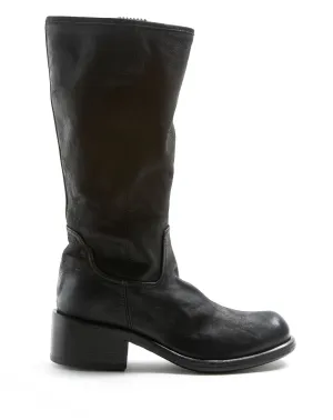 MOLLY Black Leather Boots