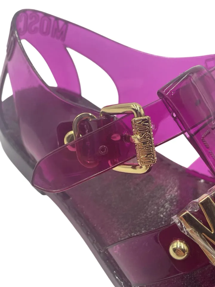 Moschino Plum Jelly Sandals Women's 37 = US 7