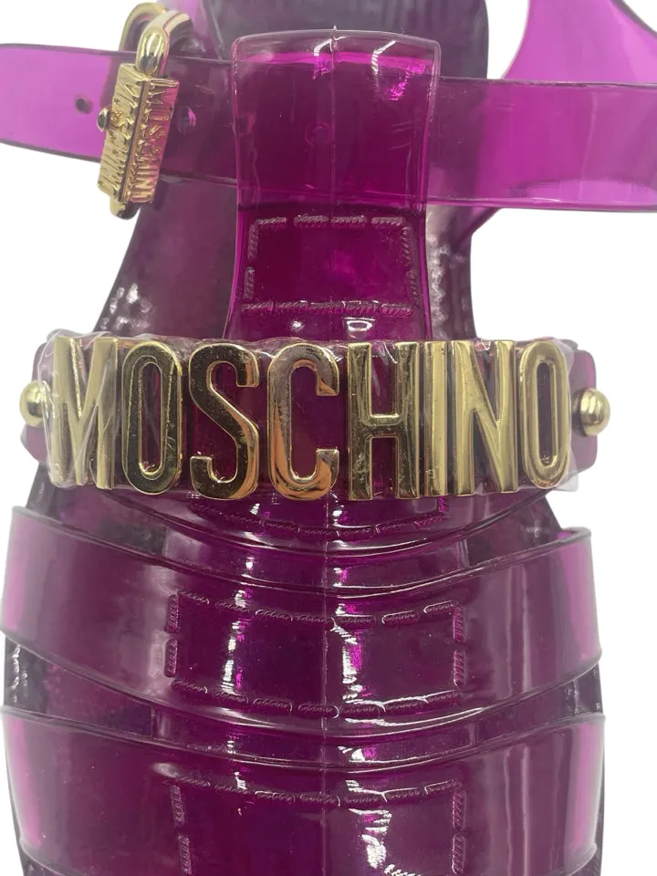 Moschino Plum Jelly Sandals Women's 37 = US 7
