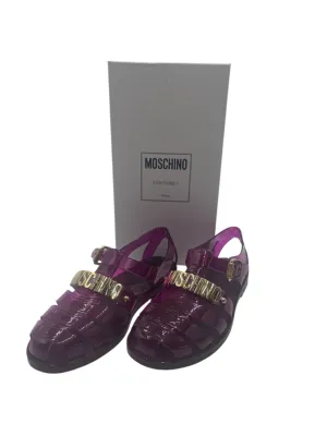 Moschino Plum Jelly Sandals Women's 37 = US 7