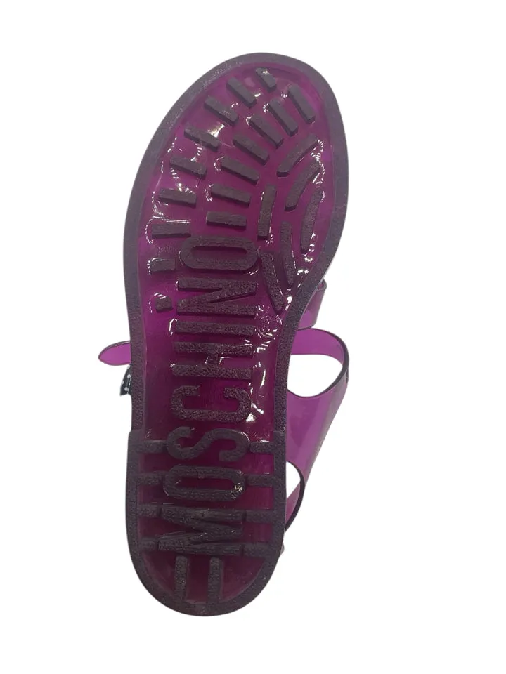 Moschino Plum Jelly Sandals Women's 37 = US 7