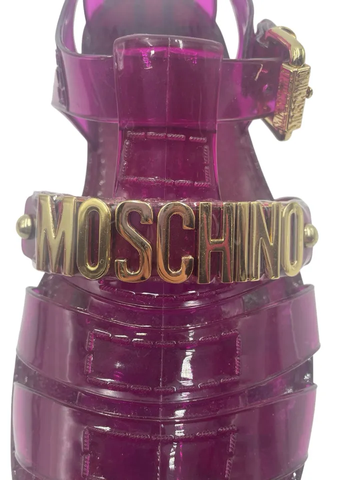 Moschino Plum Jelly Sandals Women's 37 = US 7