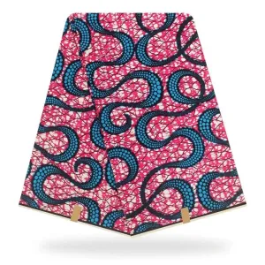 Multi Color Blend African Printed Cotton Fabric