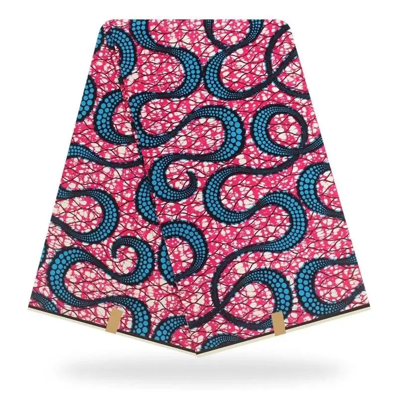 Multi Color Blend African Printed Cotton Fabric