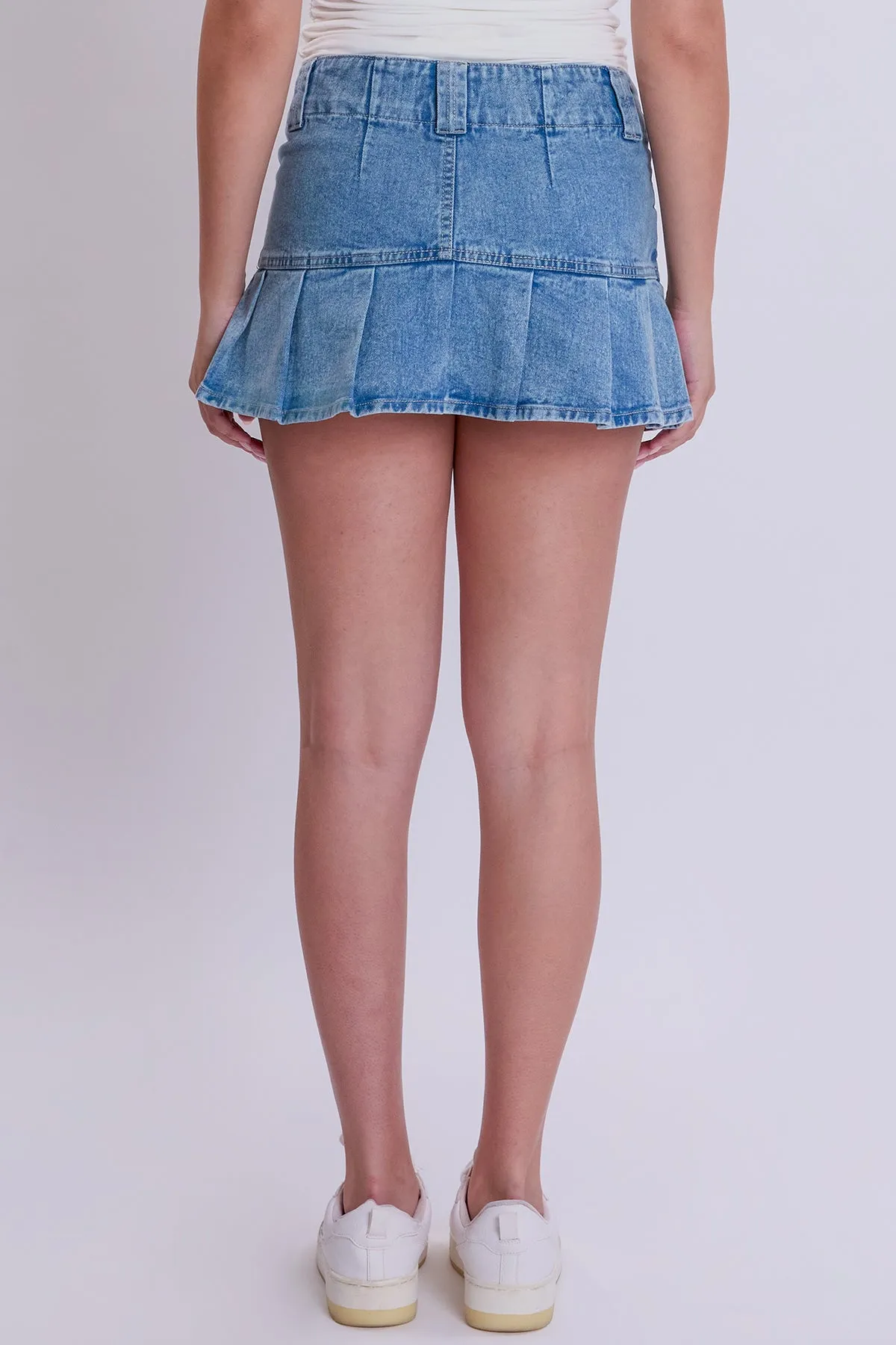 Pleated 2 Button Rigid Skort, Pack of 12