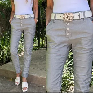 Ronit Gray Stripe